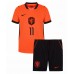 Holandsko Cody Gakpo #11 Domáci Detský futbalový dres MS 2026 Krátky Rukáv (+ trenírky)